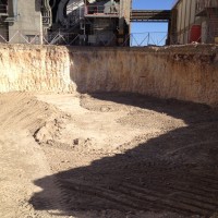 Foundation for new cement Silo